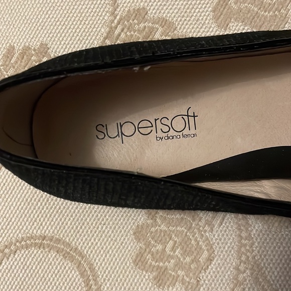 ✨HOST PICK✨ Diana Ferrari Black Square Toe Flats - Picture 3 of 4